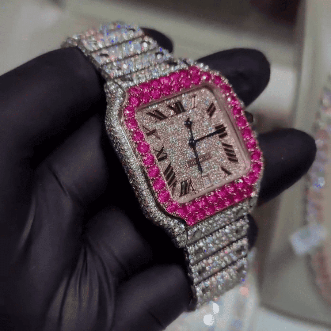 Stainless Steel Iced Out Luxury Watch for Gift 4 Stainless Steel Iced Out Luxury Watch for Gift - Image 4