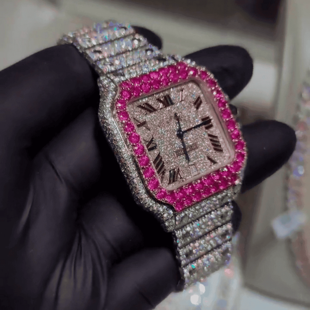 Stainless Steel Iced Out Luxury Watch for Gift 2 Stainless Steel Iced Out Luxury Watch for Gift - Image 2