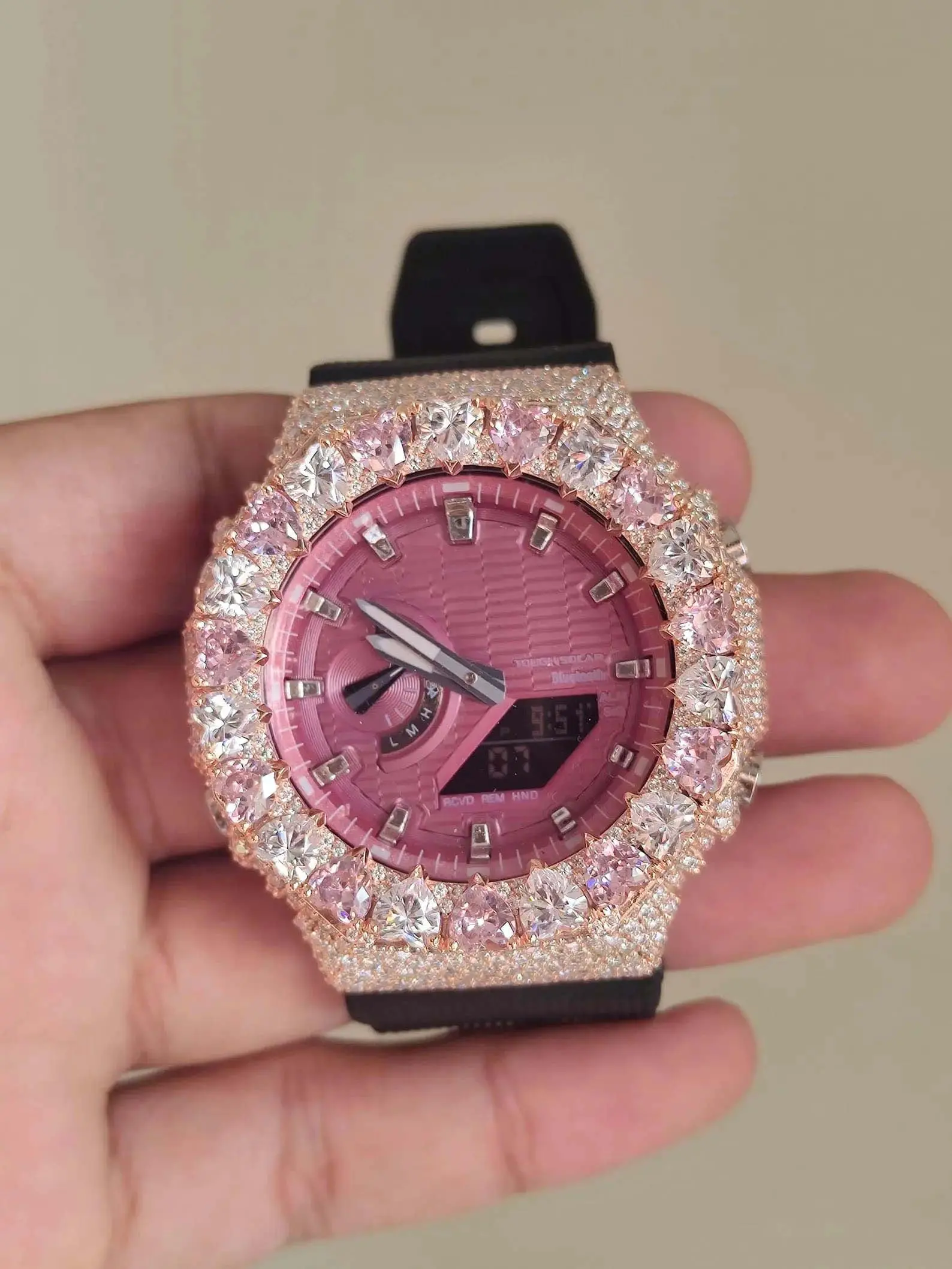 IcedJewelz "Pink Diamond" VVS1 Moissanite Custom Digital – Rose Gold Edition 7 IcedJewelz "Pink Diamond" VVS1 Moissanite Custom Digital – Rose Gold Edition - Image 7