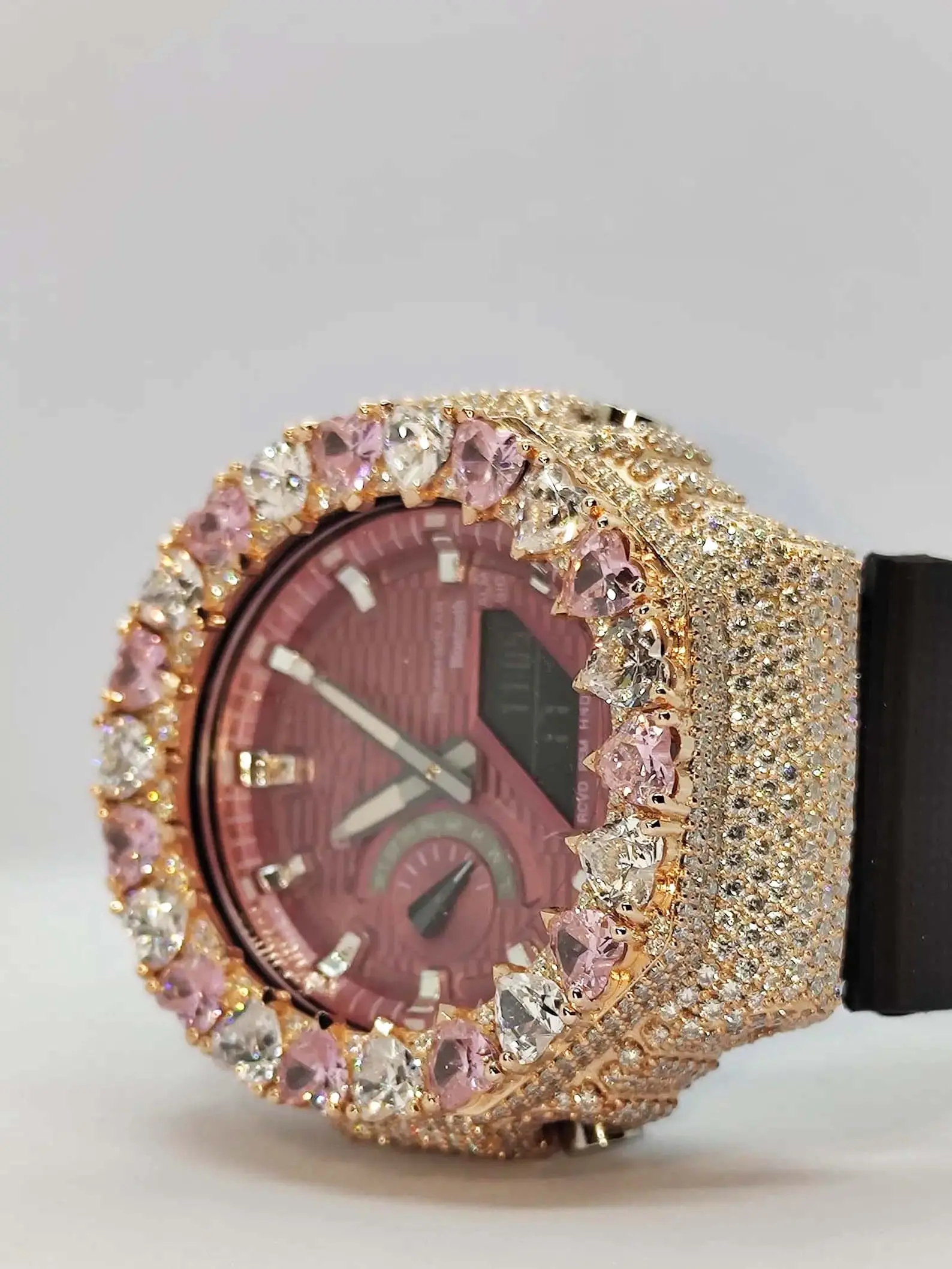 IcedJewelz "Pink Diamond" VVS1 Moissanite Custom Digital – Rose Gold Edition 3 IcedJewelz "Pink Diamond" VVS1 Moissanite Custom Digital – Rose Gold Edition - Image 3
